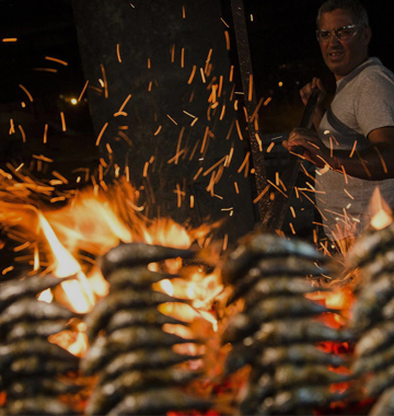 Fiesta popular en las playas de Málaga