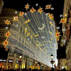 Luces calle larios malaga